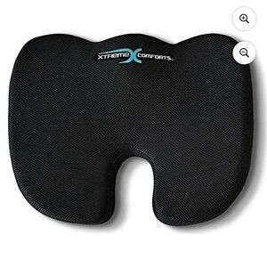 Xtreme Comforts Black Seat Cushion